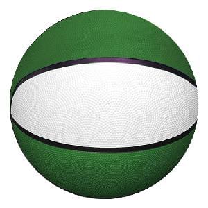 7" Rubber Basketballs (Mid‑Size) - Blank, Shipped Deflated