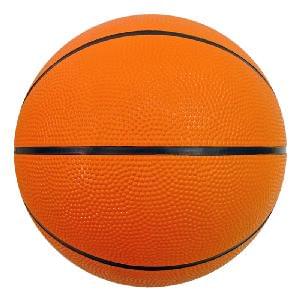 7" Rubber Basketballs (Mid‑Size) - Blank, Shipped Deflated