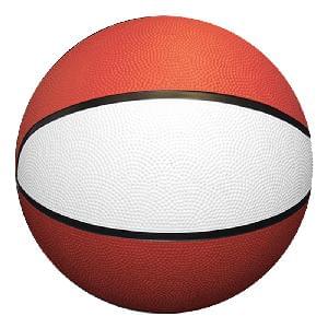 7" Rubber Basketballs (Mid‑Size) - Blank, Shipped Deflated